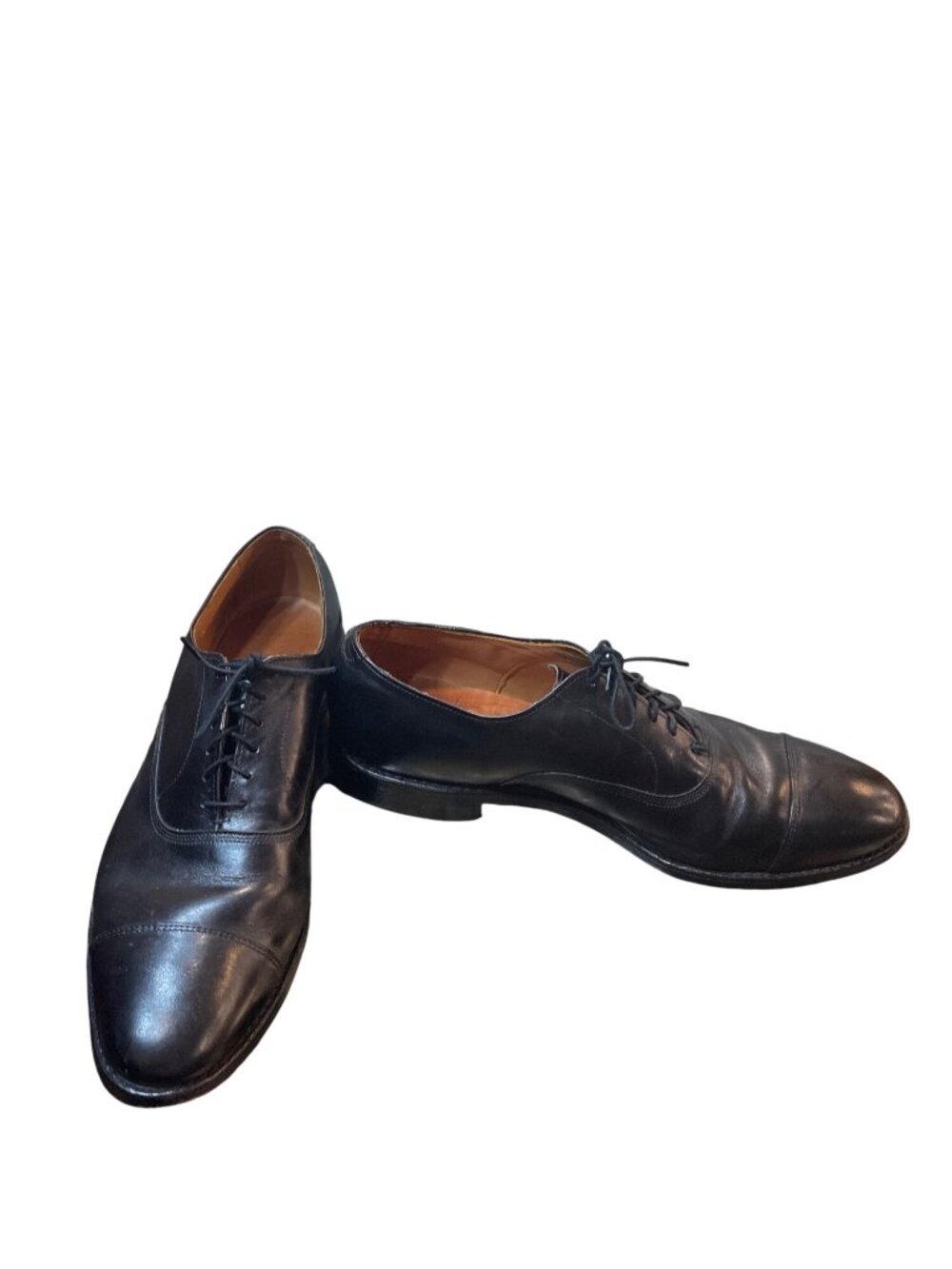 Allen Edmonds Park Ave mens black leather oxford dress shoes sz 12C SKU 10-405